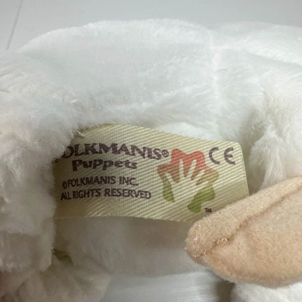 Folkmanis White Rat Hand Puppet 3038 Rare